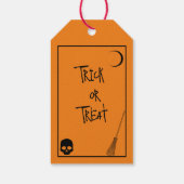 ハロウィンのお菓子や脅し ギフトタグ (裏面)