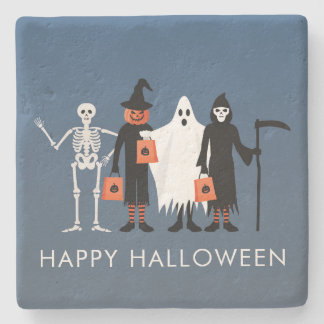 ハロウィンのお菓子をください ストーンコースター