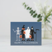 ハロウィンのお菓子をください ポストカード (スタンド正面)