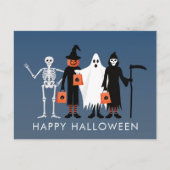 ハロウィンのお菓子をください ポストカード (正面)