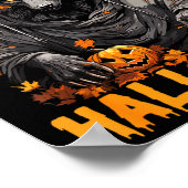 ハロウィンのお菓子をくれなきゃイタズラしちゃうぞ ポスター (角)