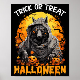 ハロウィンのお菓子をくれなきゃイタズラしちゃうぞ ポスター