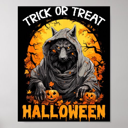 ハロウィンのお菓子をくれなきゃイタズラしちゃうぞ ポスター (正面)