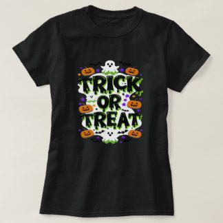 ハロウィンのお菓子をくれなきゃイタズラするぞ Tシャツ
