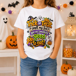ハロウィンのお菓子をちょうだい フニャフニャ臭い足 Tシャツ