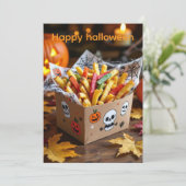 ハロウィンのお菓子をどうぞ 招待状 (スタンド正面)