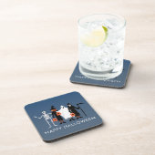 ハロウィンのお菓子をねだる人々 コースター (右側)