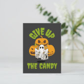 ハロウィンのお菓子をよこせ ポストカード (スタンド正面)
