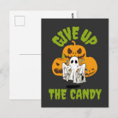 ハロウィンのお菓子をよこせ ポストカード (正面/裏面)
