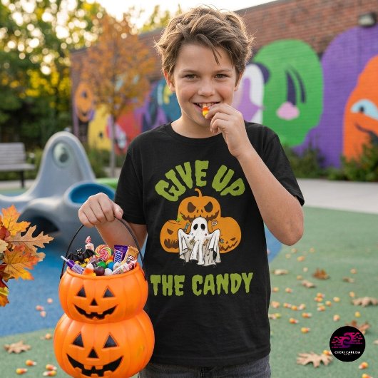 ハロウィンのお菓子を諦めろ Tシャツ