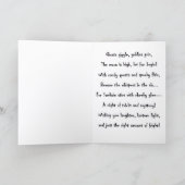 ハロウィンのお菓子を貰いに来た子供のカード シーズンカード (内部)