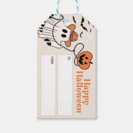 ハロウィンのお菓子ラベル ギフトタグ