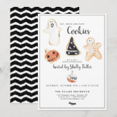 ハロウィンのお菓子作りパーティー | クッキー交換会 (正面/裏面)