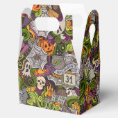 ハロウィンのお菓子入れ箱 フェイバーボックス (オープン)