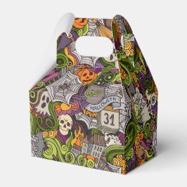 ハロウィンのお菓子入れ箱 フェイバーボックス