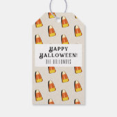 ハロウィンのお菓子入れ袋タグ ギフトタグ (裏面)