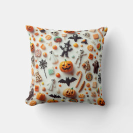 ハロウィンのお菓子 クッション