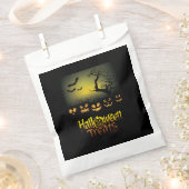 ハロウィンのお菓子 フェイバーバッグ (クリップ留めされた状態)