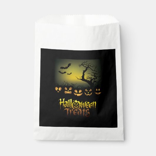 ハロウィンのお菓子 フェイバーバッグ (正面)