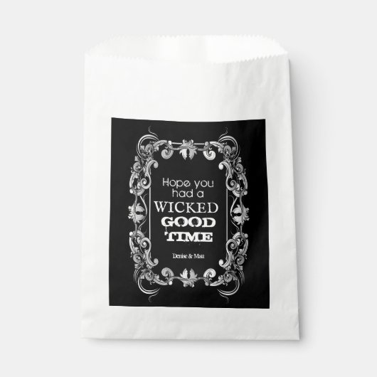 ハロウィンのお菓子 フェイバーバッグ (正面)