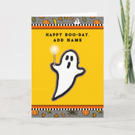 ハロウィンのお誕生日おめでとう カード