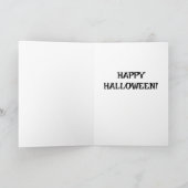 ハロウィンのお金の悩み ゾンビの節約術 カード (内部)