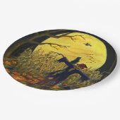 ハロウィンのかかしの紙皿 ペーパープレート (アングル)