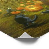 ハロウィンのかかし「ジャックの場所」ポスター ポスター (角)