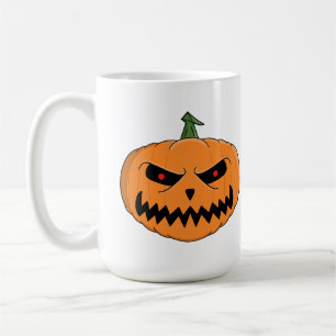 ハロウィンのかっこいいジャック・オ・ランタン コーヒーマグカップ