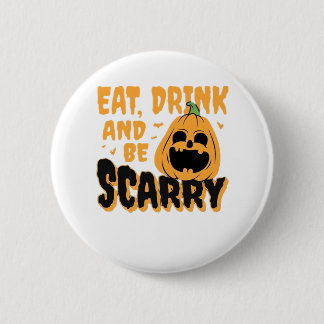 ハロウィンのかぼちゃでお食事を!おばけだらけのヴィンテージG 缶バッジ