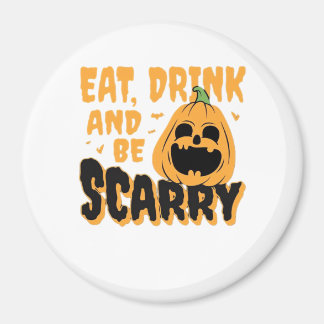 ハロウィンのかぼちゃで食べたり飲んだり怖がったり ヴィンテージ マグネット