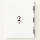 ハロウィンのかぼちゃとおばけのノートブック ノートブック (裏面)