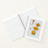 ハロウィンのかぼちゃとおばけのノートブック ノートブック (内部)