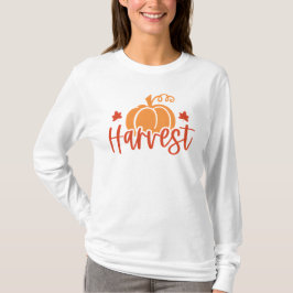 ハロウィンのかぼちゃと秋 Tシャツ