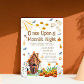 ハロウィンのかぼちゃのベビーシャワーのゴーストの招待状 シーズンカード