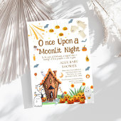 ハロウィンのかぼちゃのベビーシャワーのゴーストの招待状 シーズンカード