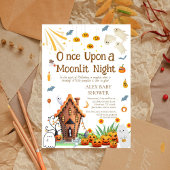 ハロウィンのかぼちゃのベビーシャワーのゴーストの招待状 シーズンカード