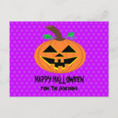ハロウィンのかぼちゃのポストカード ポストカード (正面)