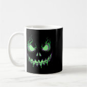 ハロウィンのかぼちゃのランタン おばけの子供たち コーヒーマグカップ (左)