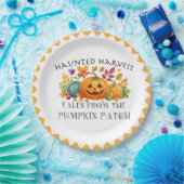ハロウィンのかぼちゃの収穫祭 ペーパープレート (パーティー)