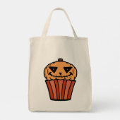 ハロウィンのかぼちゃカップケーキ トートバッグ (裏面)