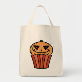 ハロウィンのかぼちゃカップケーキ トートバッグ (正面)