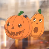ハロウィンのかぼちゃペア ウィンドウサイン (シート2)