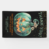 ハロウィンのかぼちゃ感謝祭 横断幕 (横)