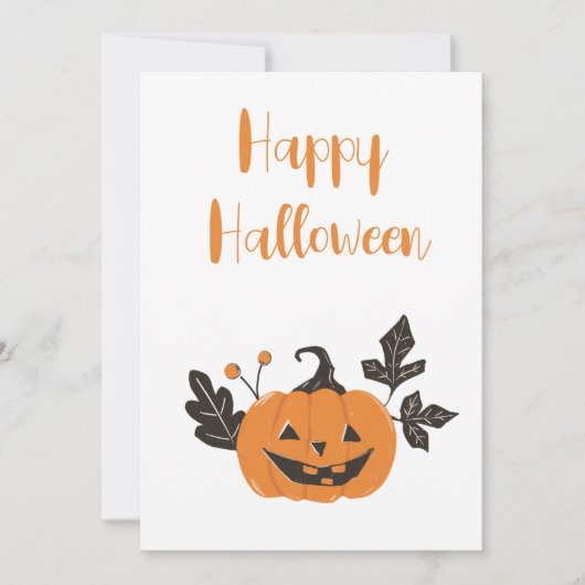 ハロウィンのかぼちゃ シーズンカード (正面)