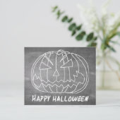 ハロウィンのかぼちゃ 5 黒板風 (スタンド正面)