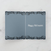 ハロウィンのかやしこわれた農家のカード シーズンカード (内部)