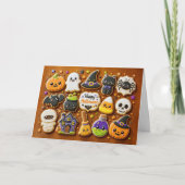 ハロウィンのかわいいお菓子のカッター カード (正面)