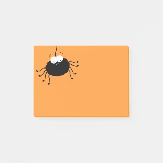 ハロウィンのかわいいくもの後it®ノート ポストイット (正面)