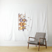 ハロウィンのかわいいアヒルの衣装 タペストリー (インサイチュ(横))